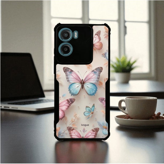 ivogue Butterfly Bloom Mobile Cover For Motorola G05
