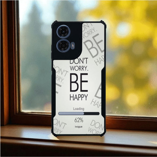 ivogue Be Happy Mobile Cover For Motorola G24 Power