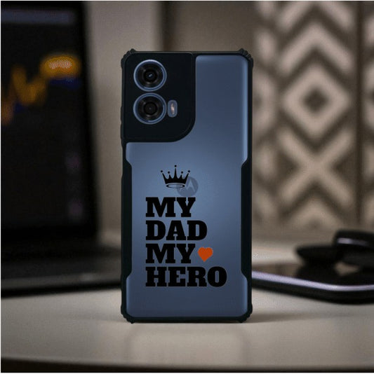 ivogue My Dad My Hero Mobile Cover For Motorola G24 Power
