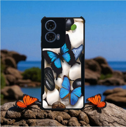 ivogue Blue Wings Beauty Mobile Cover For Motorola G24 Power