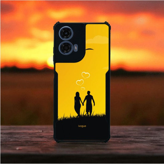 ivogue Sunset Romance Mobile Cover For Motorola G24 Power
