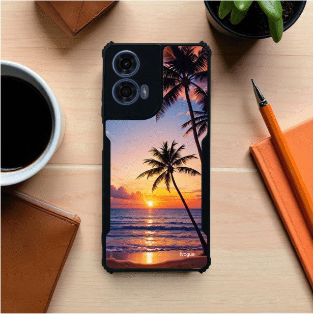 ivogue Sunset Vibes Mobile Cover For Motorola G24 Power