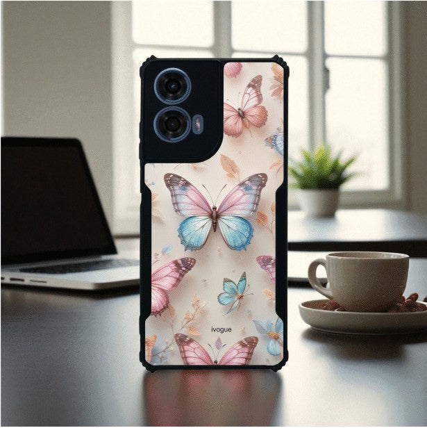 ivogue Butterfly Bloom Mobile Cover For Motorola G24 Power