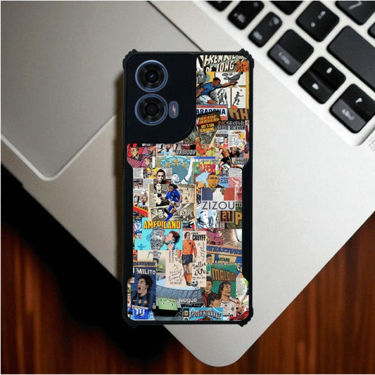 ivogue Golden Era Football Mobile Cover For Motorola G24 Power