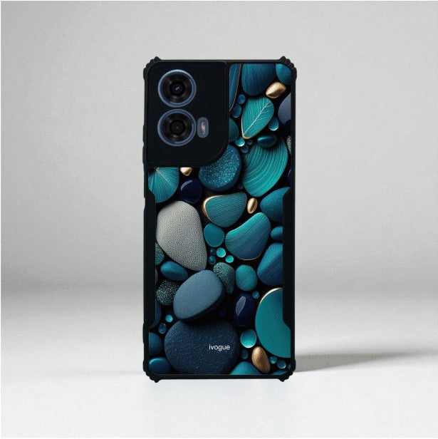 ivogue Ocean Pebbles Mobile Cover For Motorola G24 Power