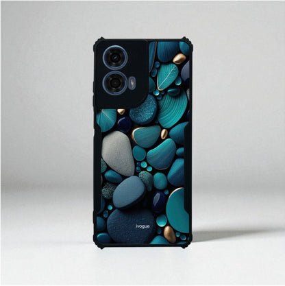 ivogue Ocean Pebbles Mobile Cover For Motorola G24 Power