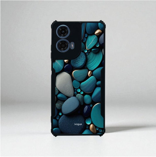 ivogue Ocean Pebbles Mobile Cover For Motorola G24 Power