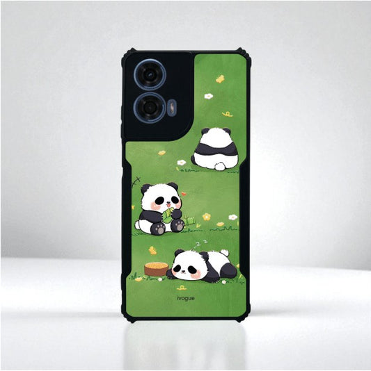 ivogue Panda Playground Mobile Cover For Motorola G24 Power
