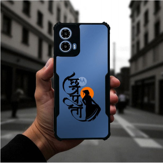 ivogue Shivaji Maharaj Mobile Cover For Motorola G34