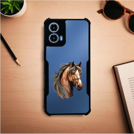 ivogue Horse Mobile Cover For Motorola G34