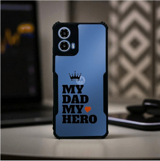 ivogue My Dad My Hero Mobile Cover For Motorola G45