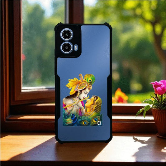 ivogue Radha Krishna Mobile Cover For Motorola G45