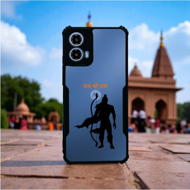 ivogue Jai Shree Ram Mobile Cover For Motorola G34