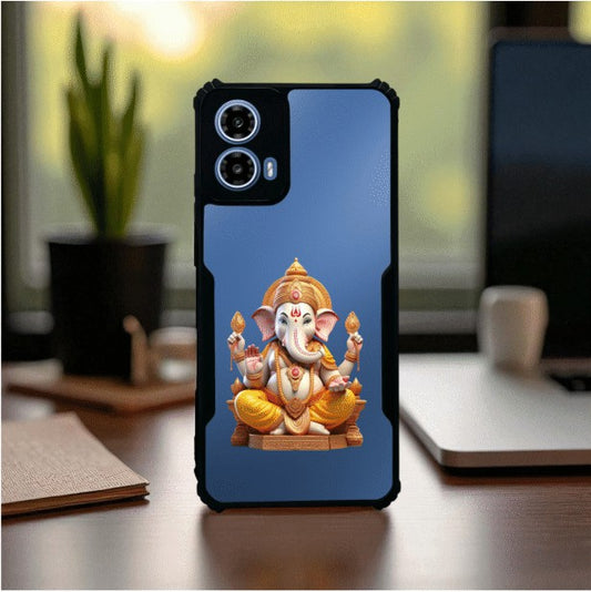 ivogue Ganesha Mobile Cover For Motorola G34