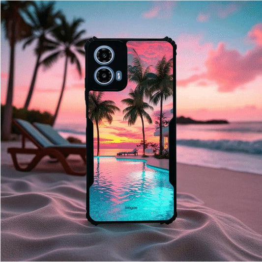 ivogue Sunset Serenity Mobile Cover For Motorola G45