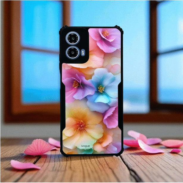 ivogue Bloom Bliss Mobile Cover For Motorola G45