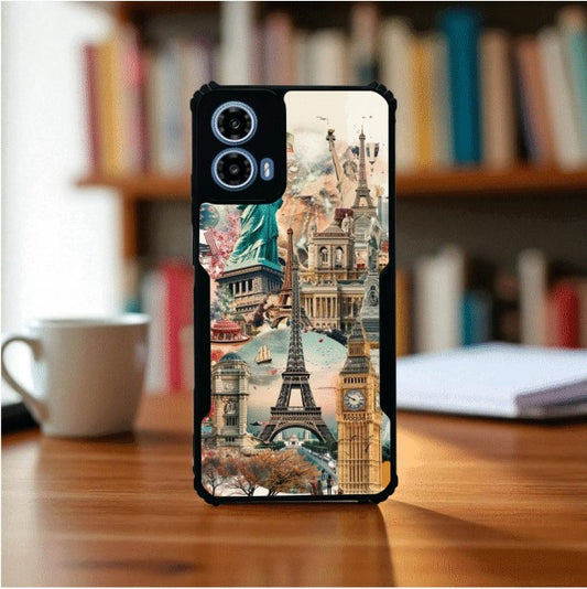 ivogue Travel Dreams Mobile Cover For Motorola G34