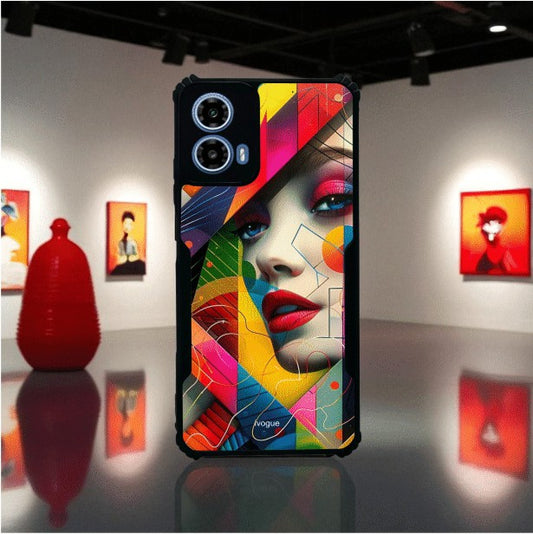 ivogue Modern Art Mobile Cover For Motorola G45