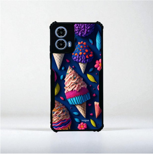 ivogue Cone of Colors Mobile Cover For Motorola G45