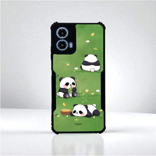 ivogue Panda Playground Mobile Cover For Motorola G34