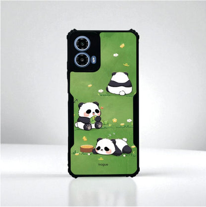 ivogue Panda Playground Mobile Cover For Motorola G45
