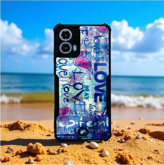 ivogue Vibe of Love Mobile Cover For Motorola G45