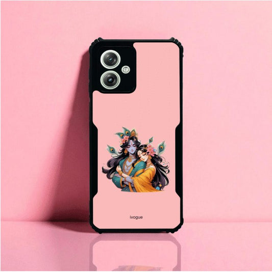 ivogue Radha Krishna Bliss Mobile Cover For Motorola G64