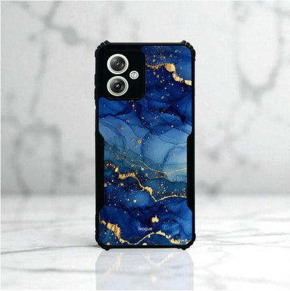 ivogue Blue Opulence Mobile Cover For Motorola G64