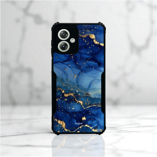 ivogue Blue Opulence Mobile Cover For Motorola G64