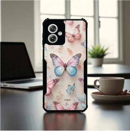 ivogue Butterfly Bloom Mobile Cover For Motorola G64