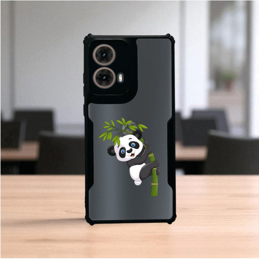 ivogue Panda and Tree Mobile Cover For Motorola G85