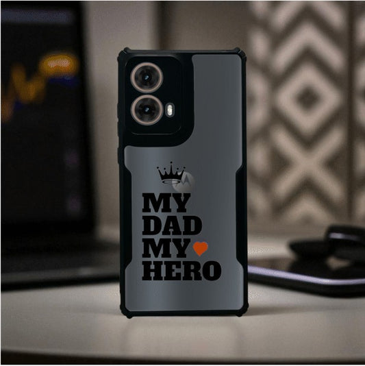 ivogue My Dad My Hero Mobile Cover For Motorola G85