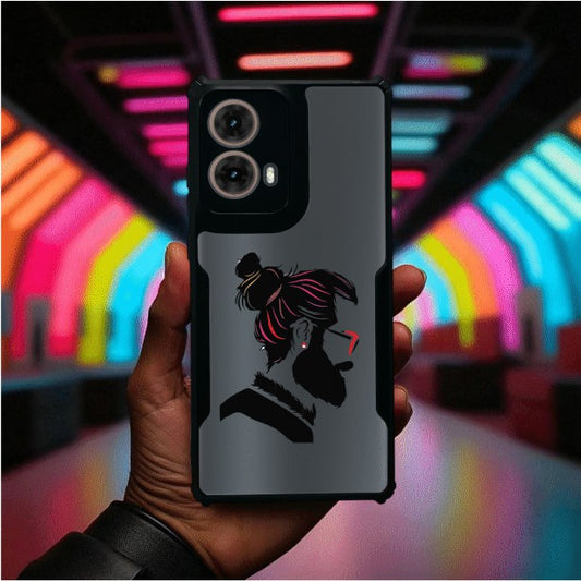 ivogue Men's Style Mobile Cover For Motorola G85
