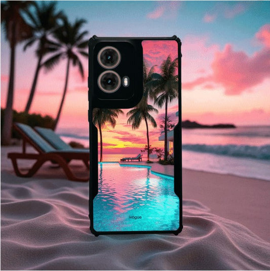 ivogue Sunset Serenity Mobile Cover For Motorola G85