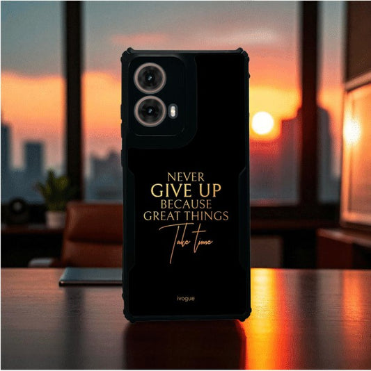ivogue Never Give Up Mobile Cover For Motorola G85