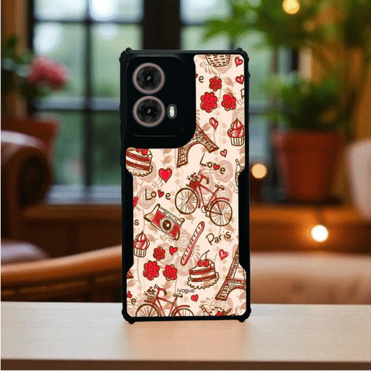 ivogue French Fancy Mobile Cover For Motorola G85