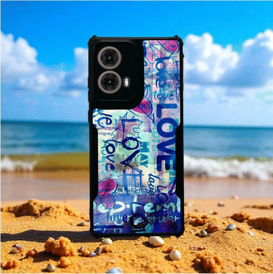 ivogue Vibe of Love Mobile Cover For Motorola G85