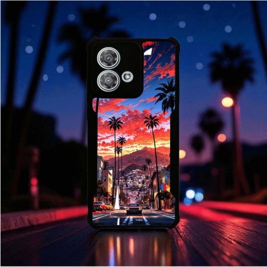 ivogue Palm City Nights Mobile Cover For Motorola Edge 40 Neo