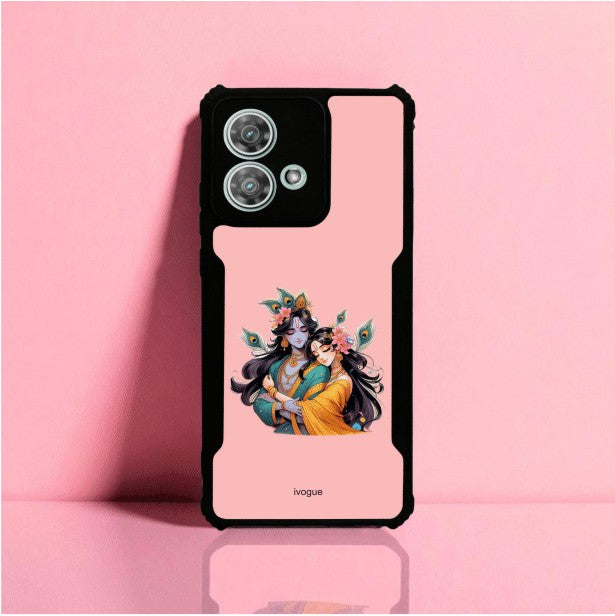 ivogue Radha Krishna Bliss Mobile Cover For Motorola Edge 40 Neo