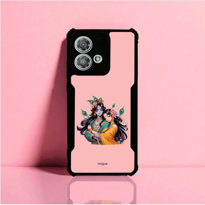 ivogue Radha Krishna Bliss Mobile Cover For Motorola Edge 40 Neo