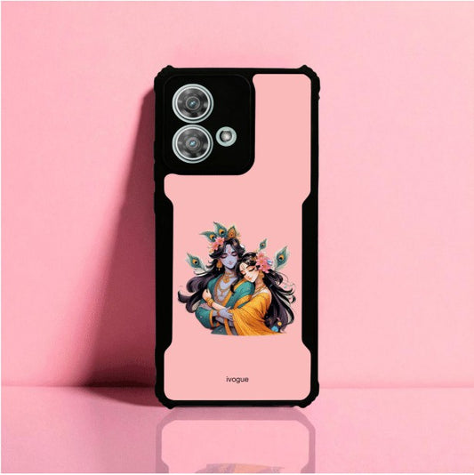 ivogue Radha Krishna Bliss Mobile Cover For Motorola Edge 40 Neo