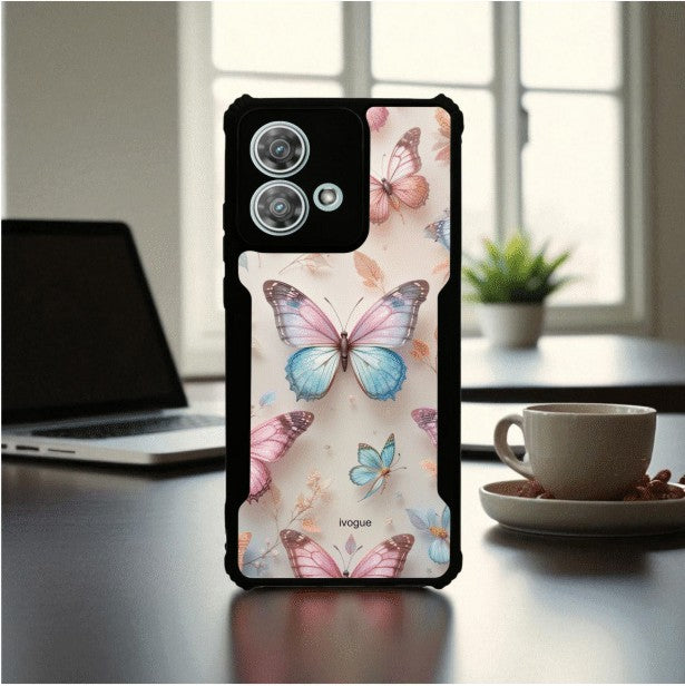 ivogue Butterfly Bloom Mobile Cover For Motorola Edge 40 Neo