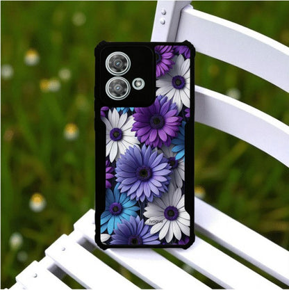 ivogue Violet Bloom Mobile Cover For Motorola Edge 40 Neo