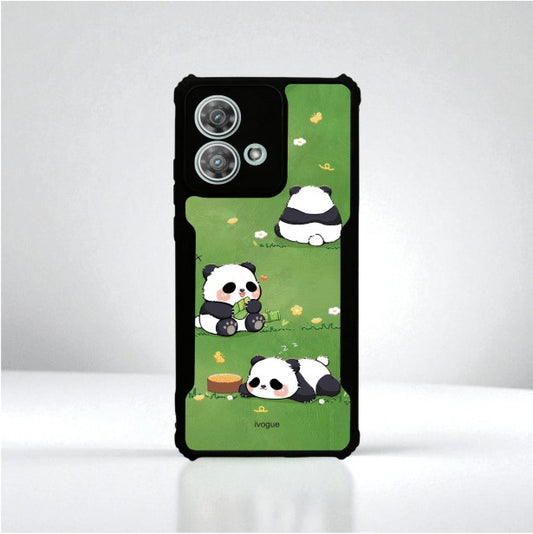 ivogue Panda Playground Mobile Cover For Motorola Edge 40 Neo