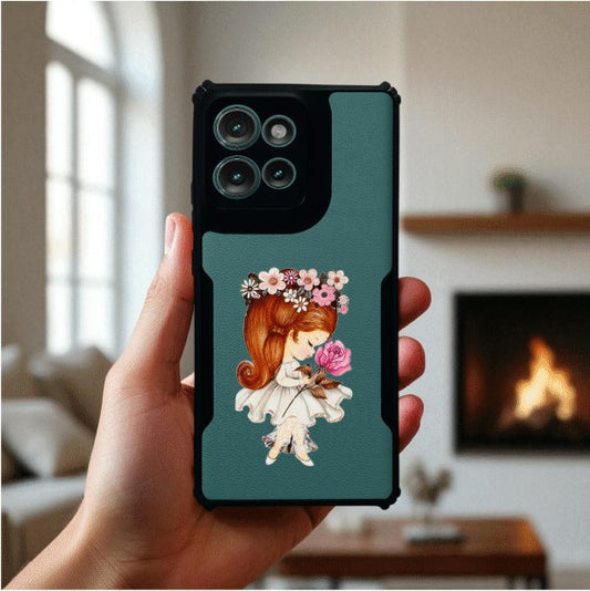 ivogue Flower Girl Mobile Cover For Motorola Edge 50