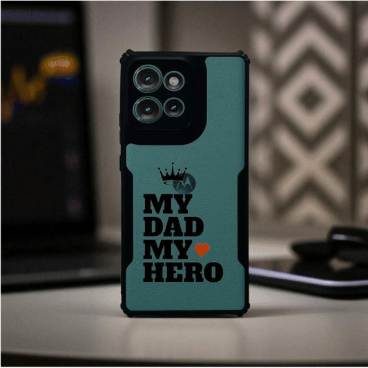 ivogue My Dad My Hero Mobile Cover For Motorola Edge 50