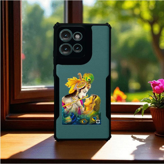 ivogue Radha Krishna Mobile Cover For Motorola Edge 50 Neo