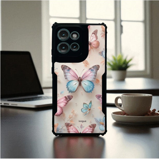 ivogue Butterfly Bloom Mobile Cover For Motorola Edge 50