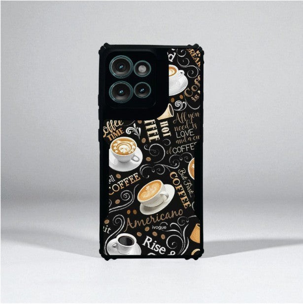 ivogue Coffee O’Clock Mobile Cover For Motorola Edge 50 Neo