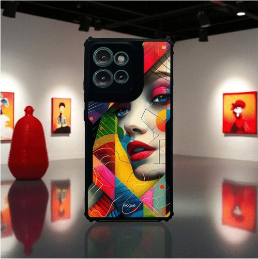 ivogue Modern Art Mobile Cover For Motorola Edge 50 Neo